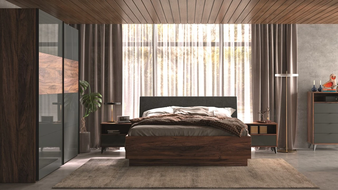 Bed Infinito Bed Infinito -Beter Bed Bed Infinito nocce brera grey