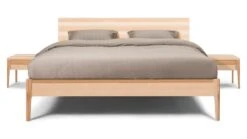 Karlsson Bed Sky Met Hoofdbord En Poten Hout -Beter Bed Bed Sky beuken met hoofdbord hout en poot hout beuken 3