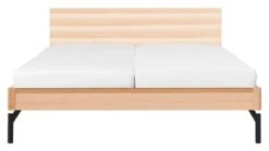 Karlsson Bed Sky Met Hoofdbord Hout En Poten Metaal -Beter Bed Bed Sky beuken met hoofdbord hout en poot metaal beuken 4