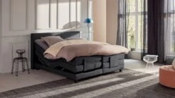 Karlsson Boxspring Autentik Tunn Verstelbaar Met Gestoffeerd Matras -Beter Bed Boxspring Autentik Tunn verstelbaar met gestoffeerd matras anthracite 2