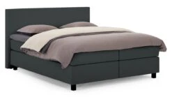 Karlsson Boxspring Autentik Vlak Met Gestoffeerd Matras -Beter Bed Boxspring Autentik Tunn vlak met gestoffeerd matras anthracite 4