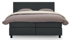 Karlsson Boxspring Autentik Vlak Met Gestoffeerd Matras -Beter Bed Boxspring Autentik Tunn vlak met gestoffeerd matras anthracite 5