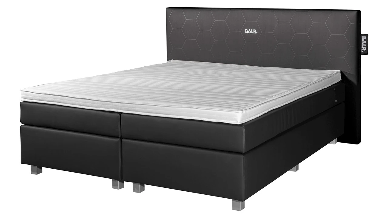 Boxspring BALR Experience vlak met gestoffeerd matras Boxspring BALR Experience Vlak Met Gestoffeerd Matras -Beter Bed Boxspring BALR Experience vlak met gestoffeerd matras neptun