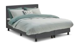 Boxspring Cisano Vlak Met Gestoffeerd Matras -Beter Bed Boxspring Cisano vlak met gestoffeerd matras donkergrijs 2