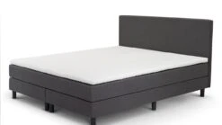 Boxspring Cisano Vlak Met Gestoffeerd Matras -Beter Bed Boxspring Cisano vlak met gestoffeerd matras donkergrijs 4