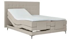 Boxspring Jade Verstelbaar Met Gestoffeerd Matras -Beter Bed Boxspring Jade verstelbaar met gestoffeerd matras khaki 10