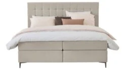 Boxspring Jade Vlak Met Gestoffeerd Matras -Beter Bed Boxspring Jade vlak met gestoffeerd matras khaki 5