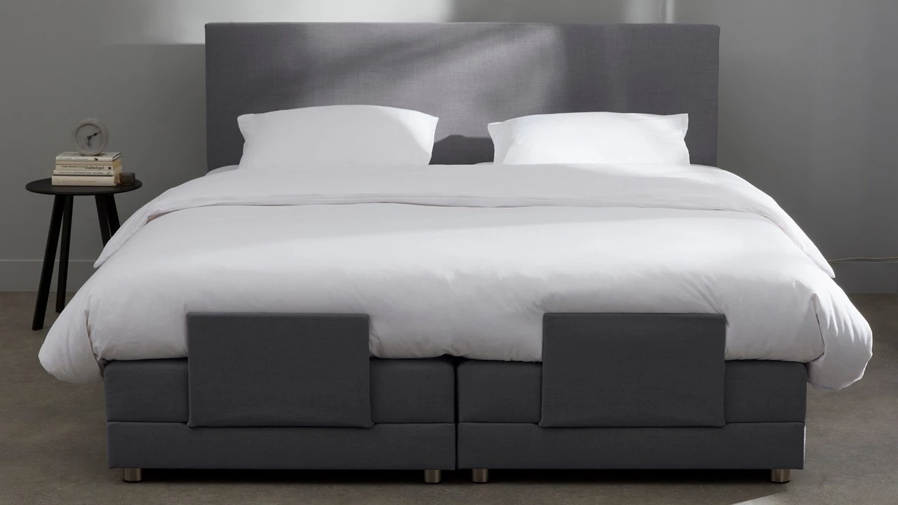 Boxspring Move verstelbaar met Silver Pocket deluxe Foam Boxspring Move Verstelbaar Met Silver Pocket Deluxe Foam -Beter Bed Boxspring Move verstelbaar met Silver Pocket deluxe Foam blauw 1