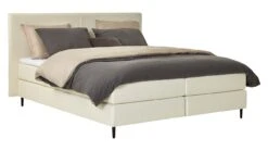 Boxspring Opal Vlak Met Gestoffeerd Matras -Beter Bed Boxspring Opal vlak met gestoffeerd matras ecru 4
