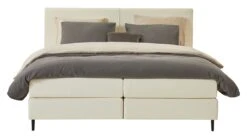 Boxspring Opal Vlak Met Gestoffeerd Matras -Beter Bed Boxspring Opal vlak met gestoffeerd matras ecru 5