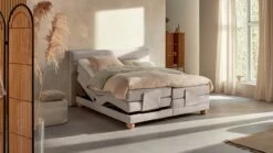Karlsson Boxspring Solid Lina Verstelbaar Met Gestoffeerd Matras 2 Karlsson Boxspring Solid Lina Verstelbaar Met Gestoffeerd Matras -Beter Bed Boxspring Solid Lina verstelbaar met gestoffeerd matras naturel 2