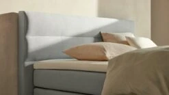 Karlsson Boxspring Solid Lina Vlak Met Gestoffeerd Matras -Beter Bed Boxspring Solid Lina vlak met gestoffeerd matras light grey 2