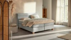 Karlsson Boxspring Solid Lina Vlak Met Gestoffeerd Matras