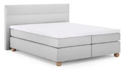 Karlsson Boxspring Solid Lina Vlak Met Gestoffeerd Matras -Beter Bed Boxspring Solid Lina vlak met gestoffeerd matras light grey 6