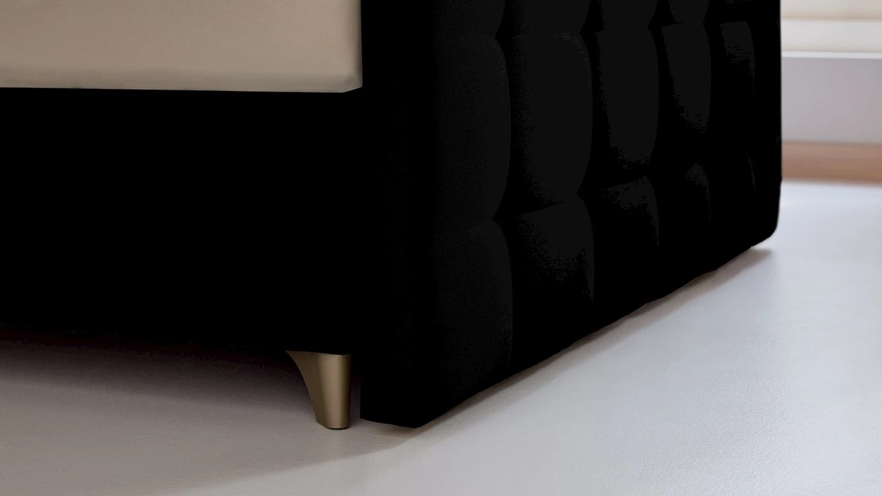 Boxspring Unik Varje vlak met Vildar Royal matras Karlsson Boxspring Unik Varje Vlak Met Vildar Royal Matras -Beter Bed Boxspring Unik Varje vlak met Vildar Royal matras black 3