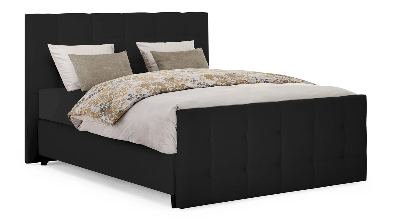 Boxspring Unik Varje vlak met Vildar Royal matras Karlsson Boxspring Unik Varje Vlak Met Vildar Royal Matras -Beter Bed Boxspring Unik Varje vlak met Vildar Royal matras black 4