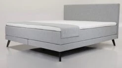 Boxspring Viggo Promo Vlak Met Gestoffeerd Matras -Beter Bed Boxspring Viggo Promo vlak met gestoffeerd matras oakland grijs 2