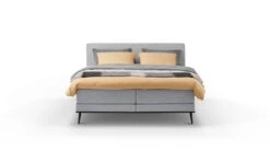 Boxspring Viggo Vlak Met Gestoffeerd Matras -Beter Bed Boxspring Viggo vlak met gestoffeerd matras oakland grijs 4