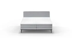 Boxspring Viggo Vlak Met Gestoffeerd Matras -Beter Bed Boxspring Viggo vlak met gestoffeerd matras oakland grijs 5