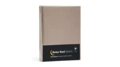 Hoeslaken Beter Bed Select Biologisch Perkal Matras -Beter Bed Hoeslaken Biologisch perkal matras taupe 4