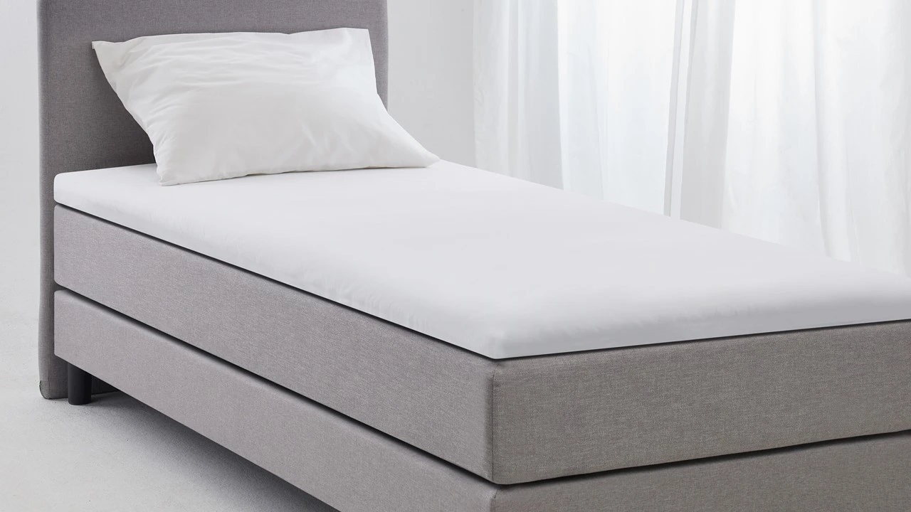 Hoeslaken B Bright Jersey topper Hoeslaken B Bright Jersey Topper -Beter Bed Hoeslaken Jersey topper wit 1