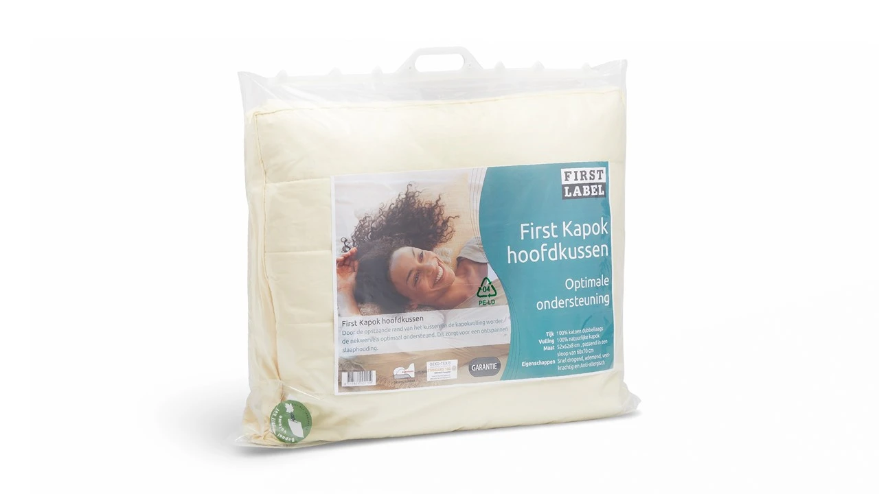 Hoofdkussen First Kapok Hoofdkussen First Kapok -Beter Bed Hoofdkussen First Kapok 4