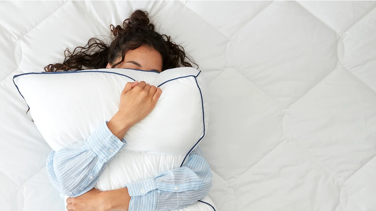 Hoofdkussen Silvana Comfort Blauw Hoofdkussen Silvana Comfort Blauw -Beter Bed Hoofdkussen Silvana Comfort Blauw 1