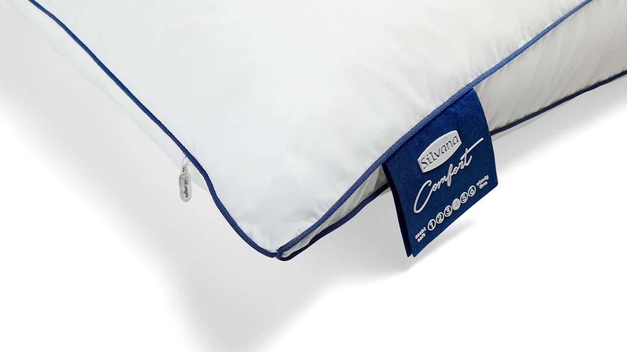 Hoofdkussen Silvana Comfort Blauw Hoofdkussen Silvana Comfort Blauw -Beter Bed Hoofdkussen Silvana Comfort Blauw 3