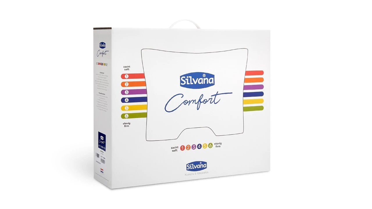 Hoofdkussen Silvana Comfort Blauw Hoofdkussen Silvana Comfort Blauw -Beter Bed Hoofdkussen Silvana Comfort Blauw 4