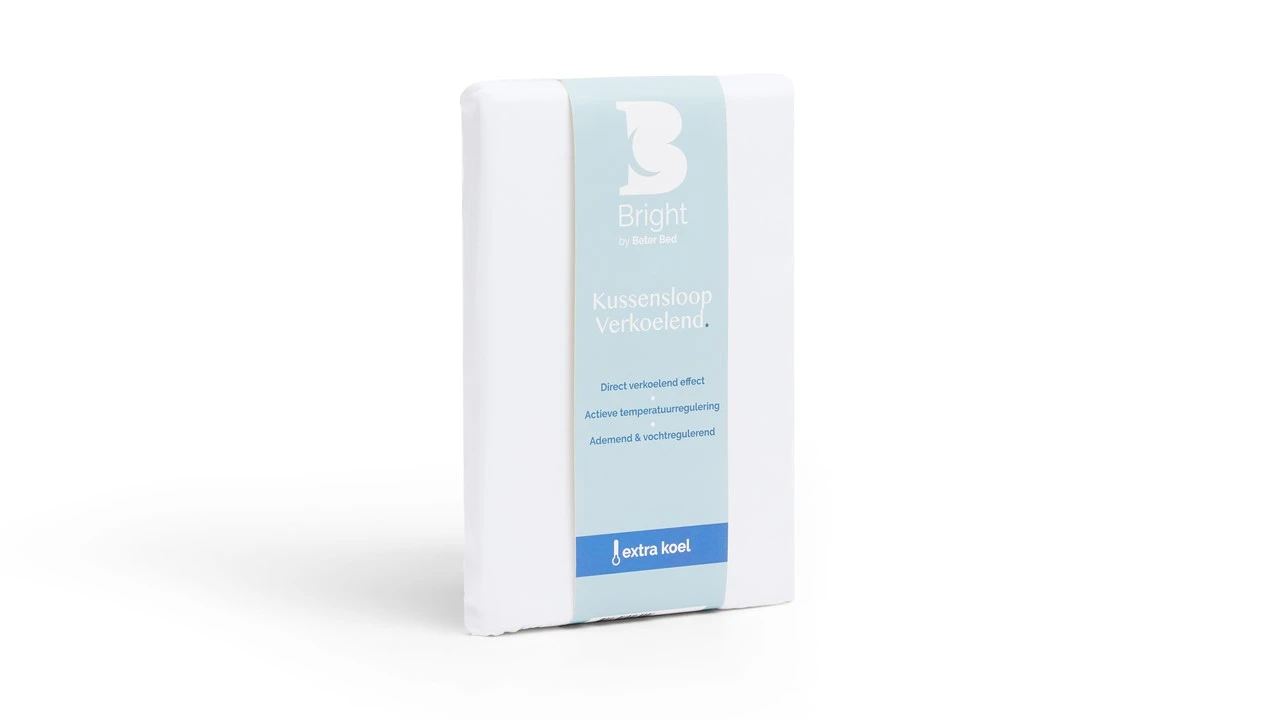 Kussensloop B Bright Extra Koel Kussensloop B Bright Extra Koel -Beter Bed Kussensloop B Bright Extra Koel wit