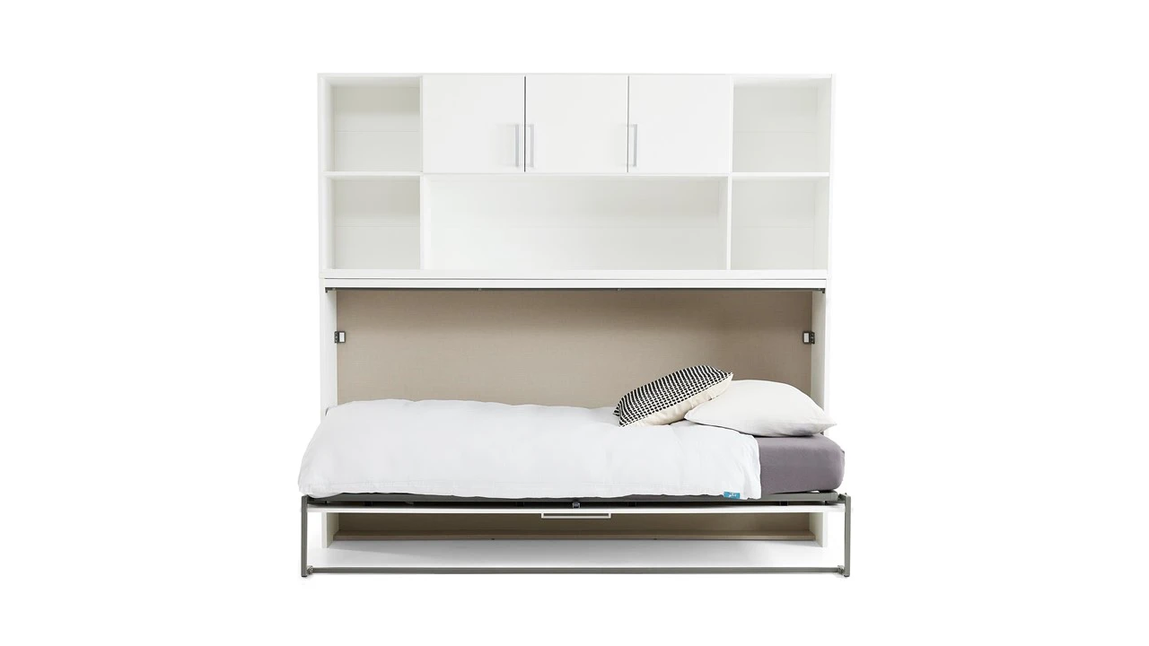 Opklapbed Albero met bovenbouw Opklapbed Albero Met Bovenbouw -Beter Bed Opklapbed Albero met bovenbouw wit 3