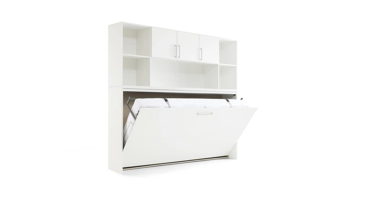 Opklapbed Albero met bovenbouw Opklapbed Albero Met Bovenbouw -Beter Bed Opklapbed Albero met bovenbouw wit 7