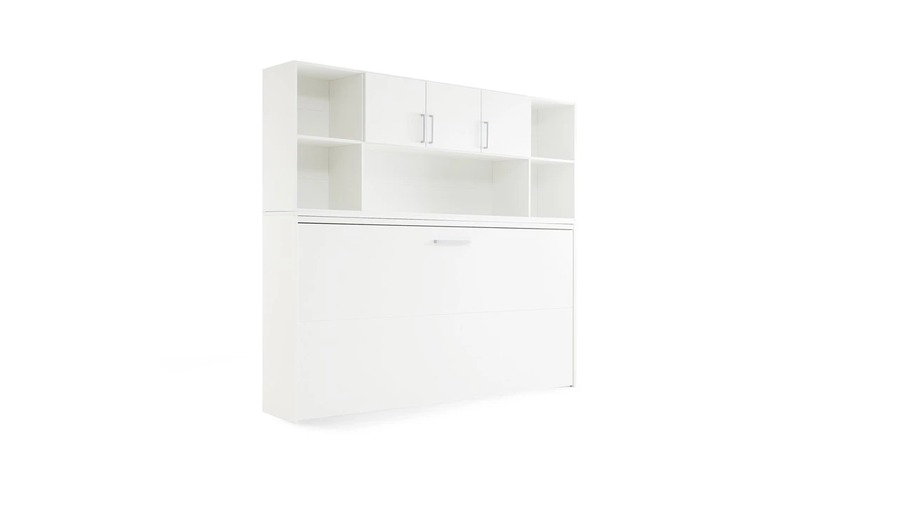 Opklapbed Albero met bovenbouw Opklapbed Albero Met Bovenbouw -Beter Bed Opklapbed Albero met bovenbouw wit 9