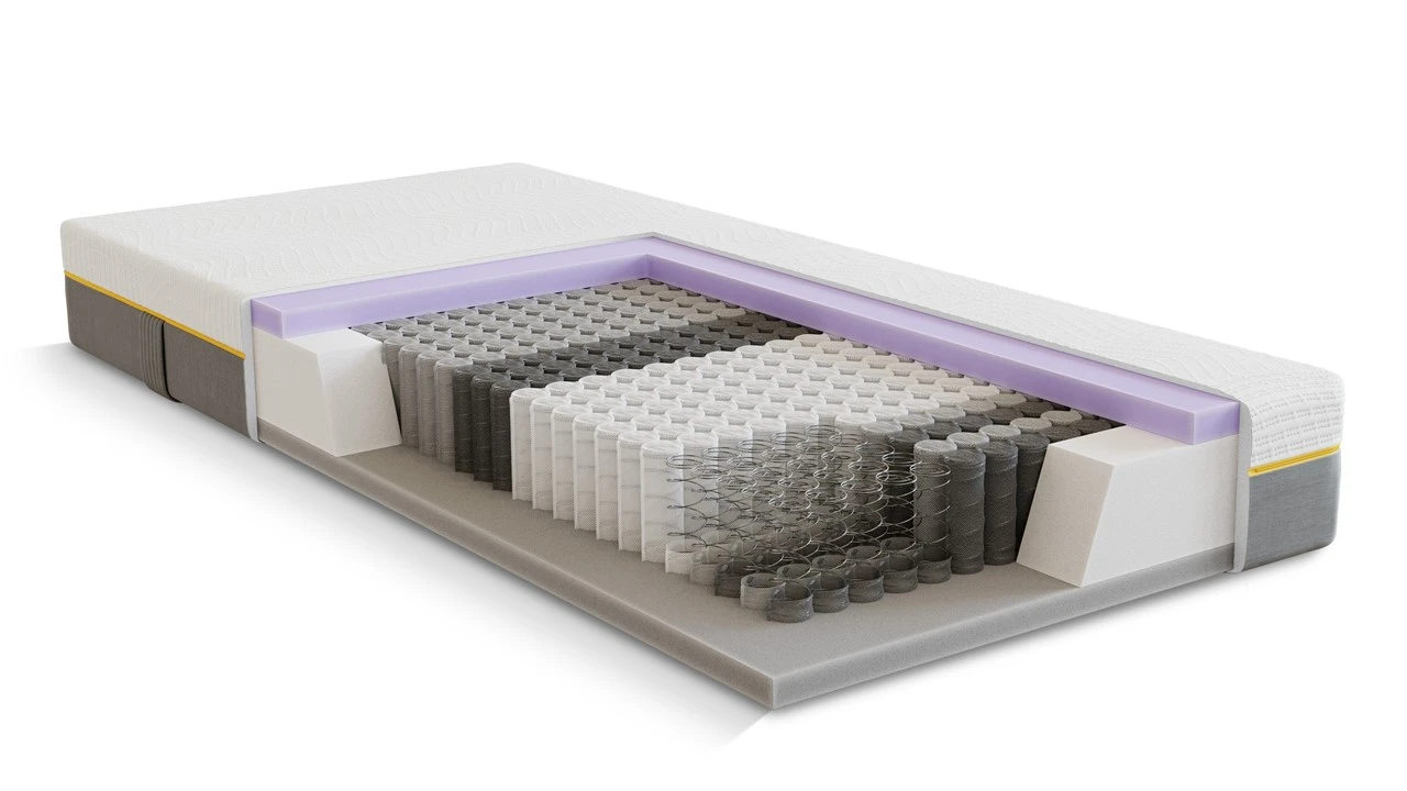 Pocketveermatras B Bright 4150 koudschuim comfortlaag Pocketveermatras B Bright 4150 Koudschuim Comfortlaag -Beter Bed Pocketveermatras B Bright 4100 en 4150 koudschuim afdeklaag